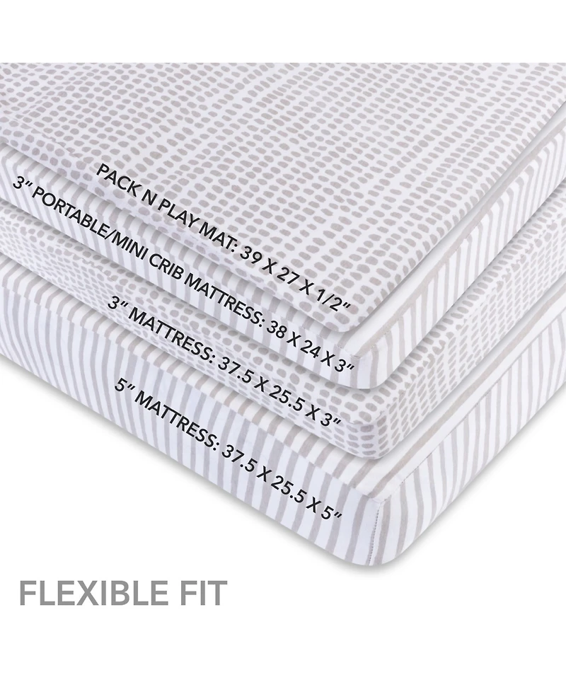 Ely's & Co. Waterproof Pack N Play Portable Crib Sheet ( Pack of 2 )