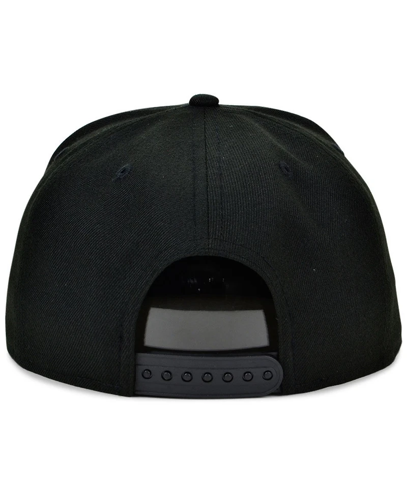 New Era Philadelphia 76ers Black White 9FIFTY Snapback Cap
