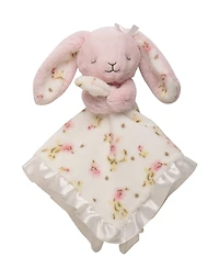 Little Me Vintage-Like Rose Bunny Snuggle Buddy Security Blanket