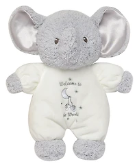Little Me Baby Boys or Baby Girls Welcome to the World 9" Elephant Plush