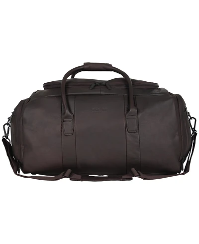Colombian Leather 20" Single Compartment Top Load Travel Duffel Bag