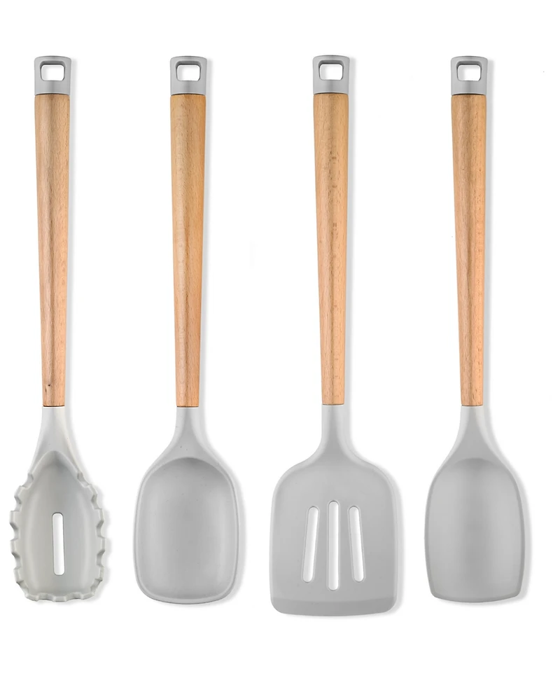 Macy's Skandia Beechwood 4-Piece Kitchen Tool Set