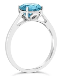 Amethyst (1-3/4 ct. t.w.) Ring Sterling Silver. Also Available Sky Blue Topaz (2-3/8 and Rose Quartz (1-9/10