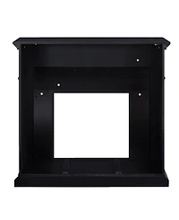 Southern Enterprises Lysander Marble Color Changing Electric Fireplace