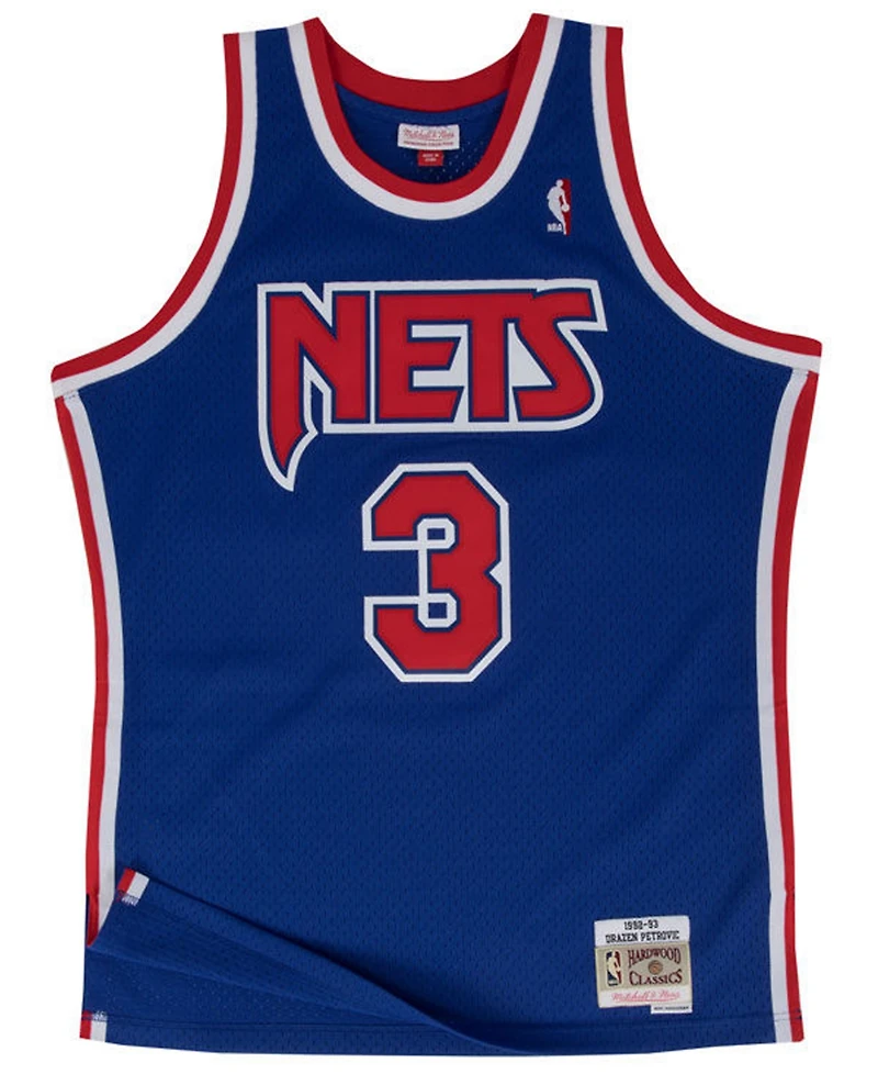 Mitchell & Ness Men's Drazen Petrovic New Jersey Nets Hardwood Classic Swingman Jersey