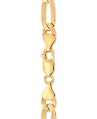 Figaro Link 22" Chain Necklace 18k Gold-Plated Sterling Silver or
