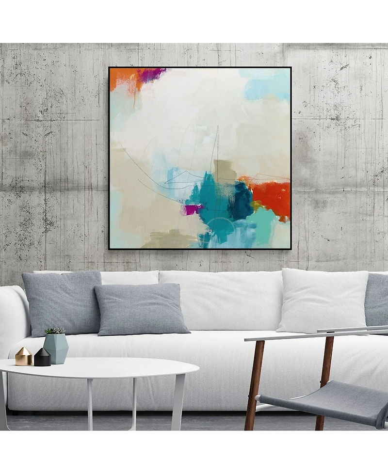 Giant Art 20" x 20" Atmospheric Iv Art Block Framed Canvas