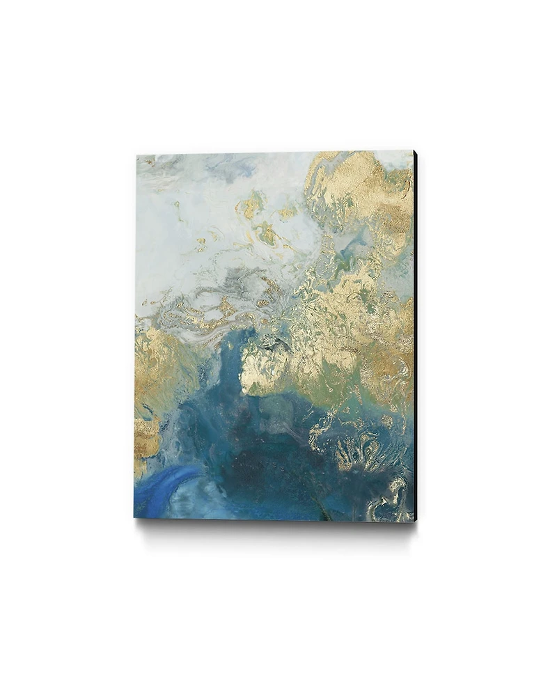 Giant Art 20" x 16" Ocean Splash Ii Museum Mounted Canvas Print