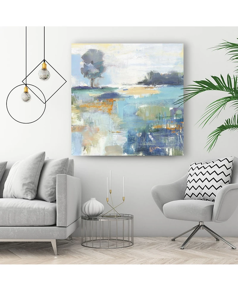 Giant Art 20" x 20" Rocky Fields Museum Mounted Canvas Print
