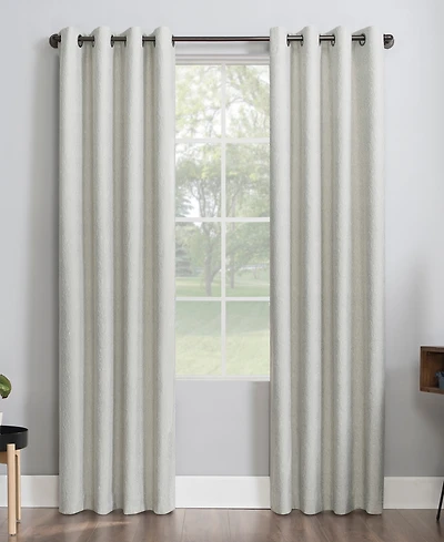 Noir Dimensional Thermal Extreme 100% Blackout Grommet Curtain Panel