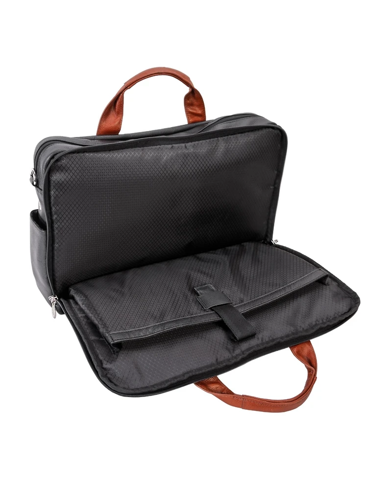 Mcklein Southport 17" Dual-Compartment Laptop Tablet Briefcase