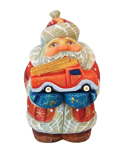 G.DeBrekht Mini Firefighter Santa Figurine