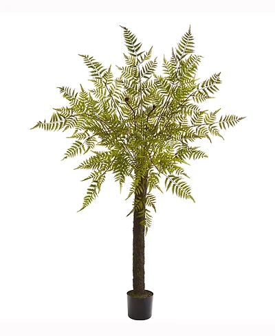 Nearly Natural 80in. Fern Artificial Tree