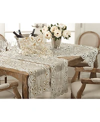 Saro Lifestyle Hand-Beaded Table Runner