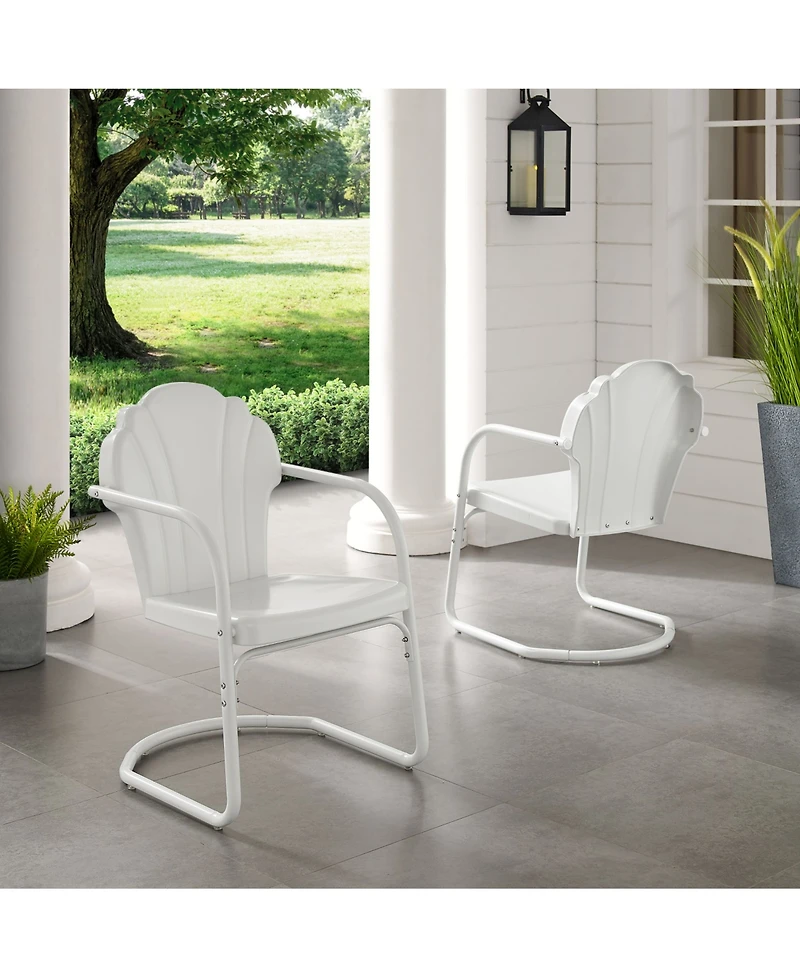 Crosley Tulip Retro Metal Chair