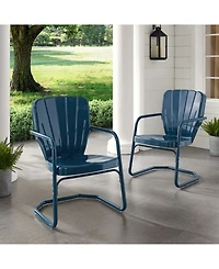 Crosley Ridgeland Metal Chair Set Of 2