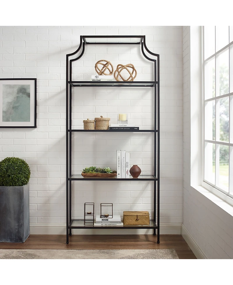 Crosley Aimee Glass Etagere