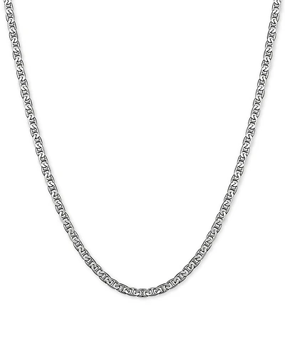 Mariner Link 18" Chain Necklace in Sterling Silver