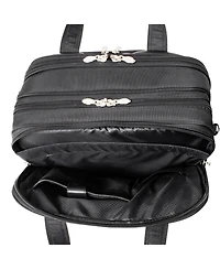 McKlein Chicago, 15" Patented Detachable -Wheeled Laptop Briefcase