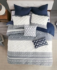 Ink+Ivy Mila Chenille 3-Pc. Comforter Set, King/California King