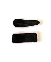 Soho Style Pastel Faux-Fur Hair Clip Two-Piece Set