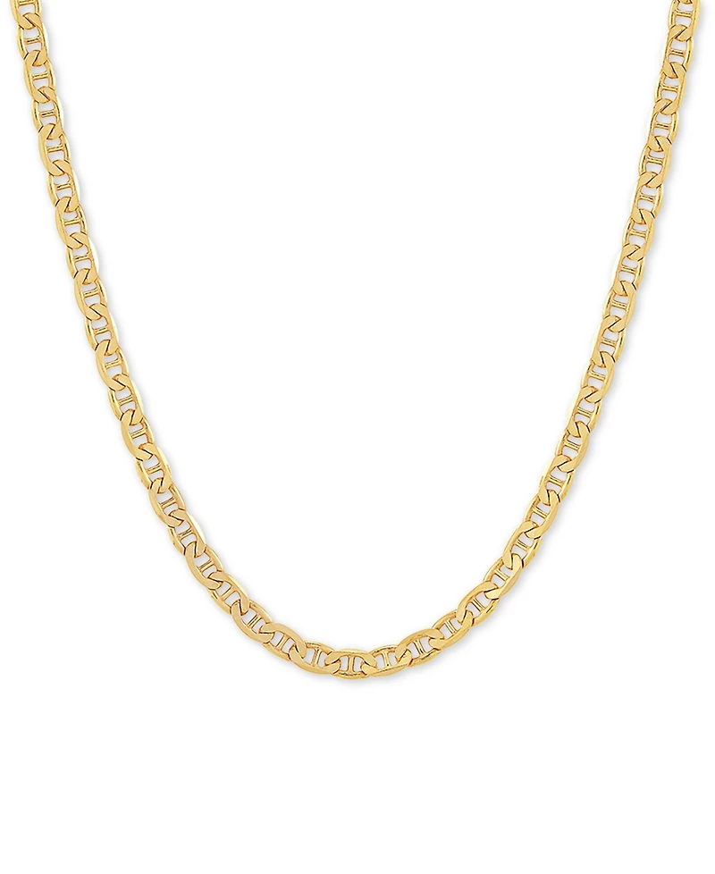 Mariner Link 22" Chain Necklace (3-1/2mm) 18k Gold-Plated Sterling or SilverSilver