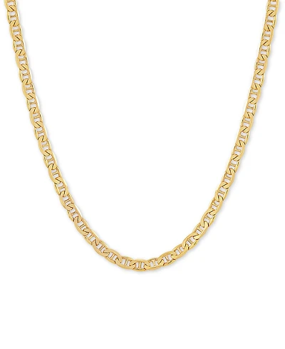 Mariner Link 22" Chain Necklace (3-1/2mm) 18k Gold-Plated Sterling or SilverSilver