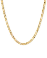 Mariner Link 22" Chain Necklace (3-1/2mm) 18k Gold-Plated Sterling or SilverSilver