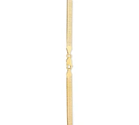 Herringbone Link 20" Chain Necklace (4.5mm) in 18k Gold-Plated Sterling Silver