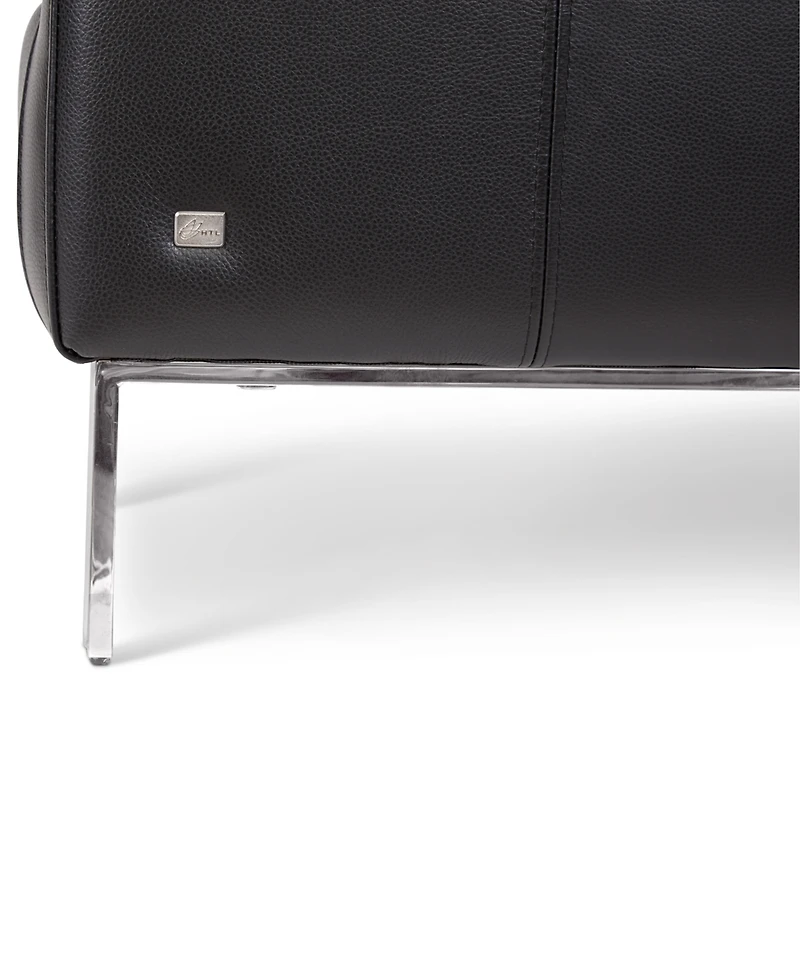 Closeout! Darrium 27" Leather Club Chair, Created for Macy's