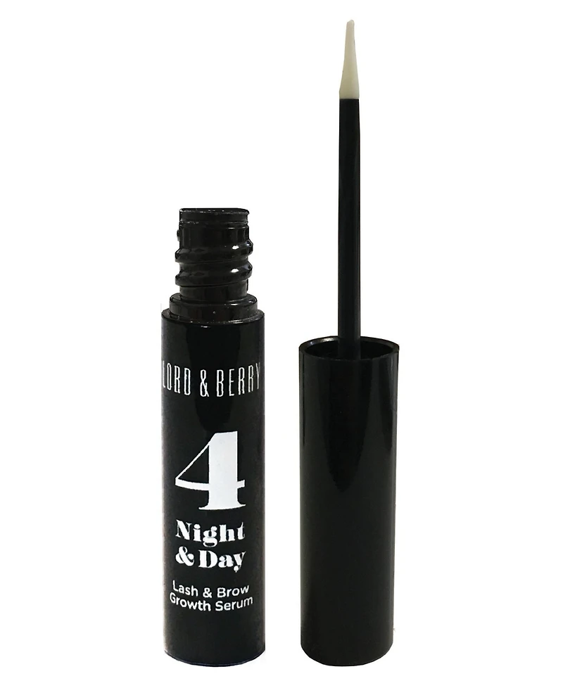 Lord & Berry 4 Night & Day Lash & Brow Serum, 0.17 oz.