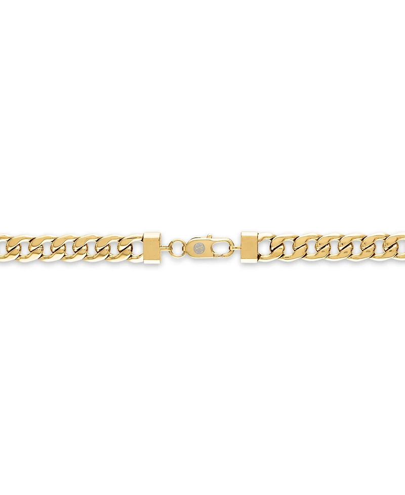 Cuban Link (11.75mm) 22" Chain in Yellow Ip plated Stainless Steel (Also in Black Ip and Stainless Steel)