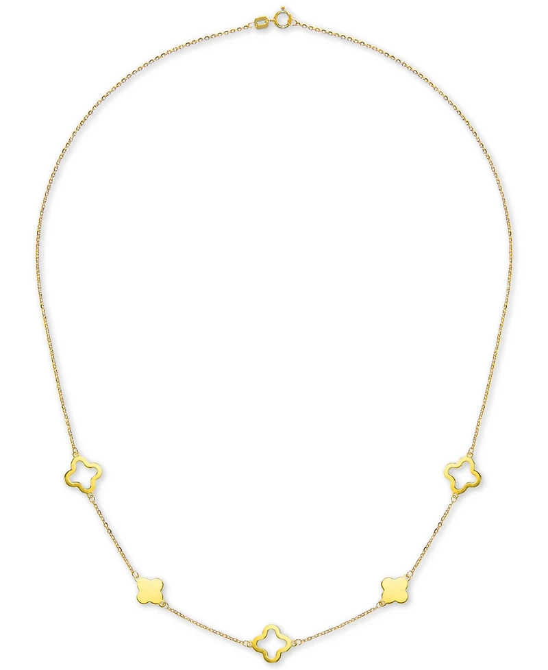 Clover Necklace 14k Gold