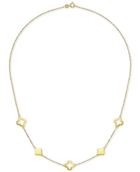 Clover Necklace 14k Gold