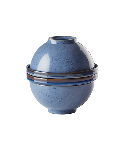 Lenox Luna Nesting Blue 8 Piece Dinnerware Set