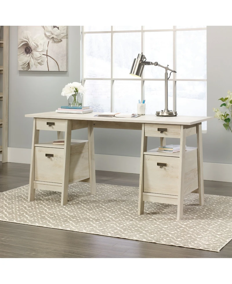 Sauder Trestle Executive Desk