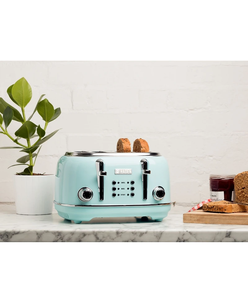 Haden Heritage 4-Slice Stainless Steel Toaster