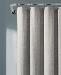 Lush Decor Nantucket Yarn Dyed Cotton Shower Curtain, 72" x