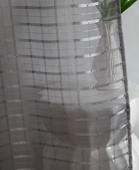 Rt Designers Collection Wanda Box Voile Light Filtering One Grommet Curtain Panel 54" x 90"