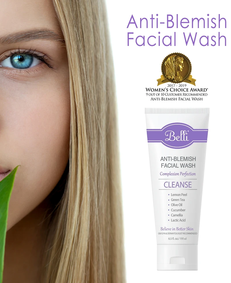 Belli Skin Care Anti-Blemish Facial Wash, 6.5 oz.