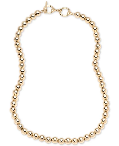 Lauren Ralph Lauren Gold-Tone Metal Bead 20" Collar Necklace