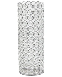 Elegant Designs Elipse Crystal Decorative Vase