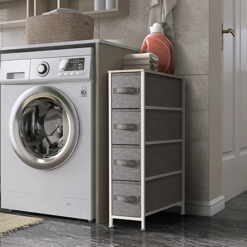 Sorbus Narrow 4 Drawers Dresser