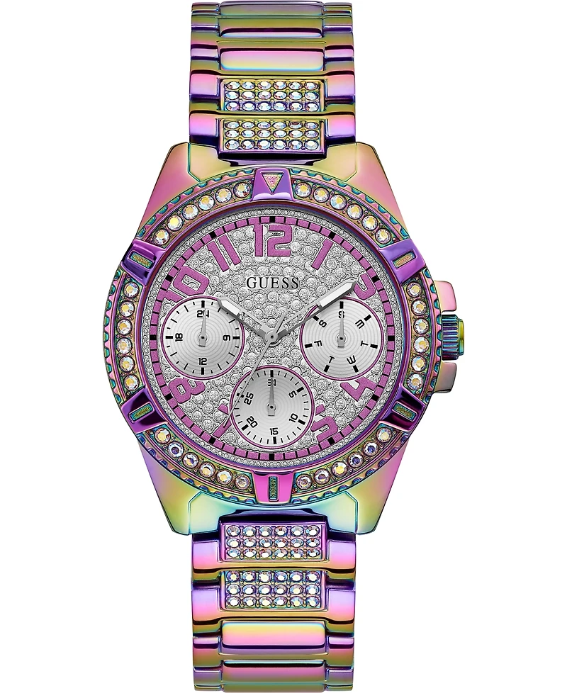Guess Women's Rainbow Stainless Steel Bracelet Watch 40mm