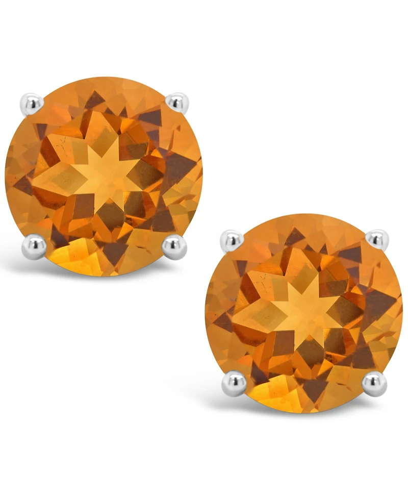 Garnet (3-1/5 ct. t.w.) Stud Earrings Sterling Silver (Also Available White Topaz and Citrine)