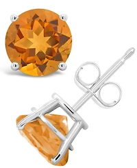 Garnet (3-1/5 ct. t.w.) Stud Earrings Sterling Silver (Also Available White Topaz and Citrine)