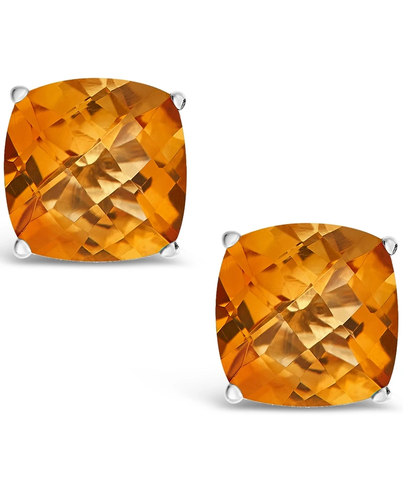 Citrine (3-3/4 ct. t.w.) Stud Earrings in Sterling Silver
