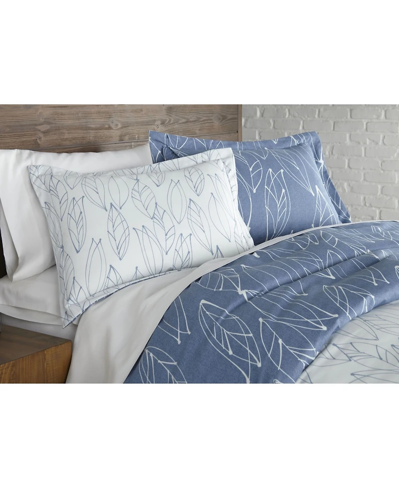 Southshore Fine Linens Modern Foliage Ultra Soft Duvet Cover Set, King