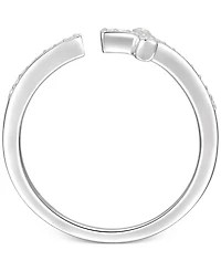 Diamond East-West Cross Ring (1/8 ct. t.w.) in Sterling Silver