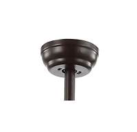 Ali 48" 3-Light Wrought Iron Led Ceiling Fan with Remote